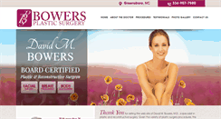 Desktop Screenshot of bowersplasticsurgery.com